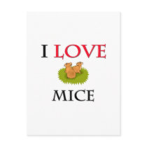 I Love Mice postcards by tshirtshirts I Love Mice postcards
