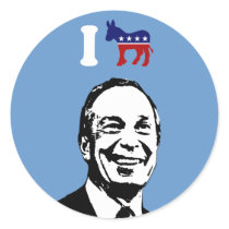 I Love Michael Bloomberg stickers