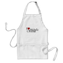 I Love Michelle Obama Apron