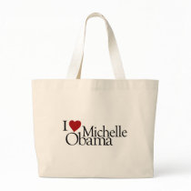 I Love Michelle Obama Canvas Bags