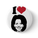 I Love Michelle Obama buttons