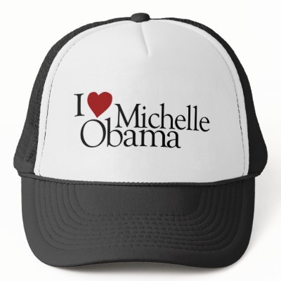 I Love Michelle Obama Trucker hat