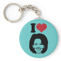 I Love Michelle Obama keychains