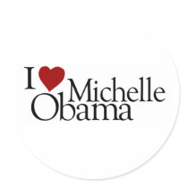 I Love Michelle Obama stickers
