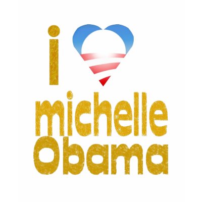 i love michelle obama t-shirt by Bobbi4Freedom
