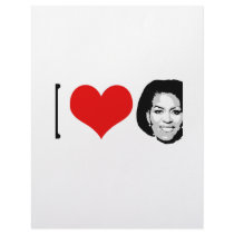 I Love Michelle red plain letterhead by obamashirts I Love Michelle red plain letterhead