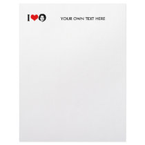 I Love Michelle red plain letterhead by obamashirts I Love Michelle red plain letterhead