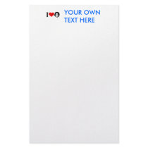 I Love Michelle red plain stationery by obamashirts I Love Michelle red plain stationery