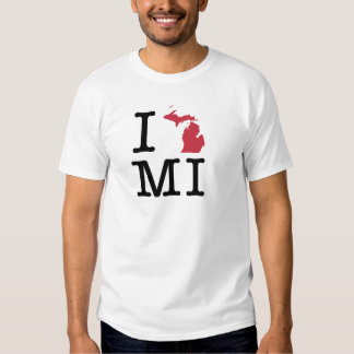 State Of Michigan T-Shirts &amp; Shirt Designs | Zazzle