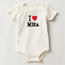 I love Mika heart T-Shirt