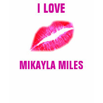 I LOVE MIKAYLA MILES t-shirts by MikaylaMiles I LOVE MIKAYLA MILES t-shirts