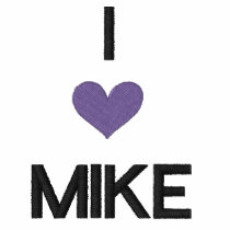 'I LOVE MIKE'--- FOR VALENTINES DAY embroidered shirts by dogiron 'I LOVE MIKE'--- FOR VALENTINES DAY embroidered shirts