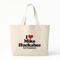 I Love Mike Huckabee for President bags