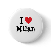 I love Milan heart custom personalized buttons by funnycustomtshirts I love Milan heart custom personalized buttons