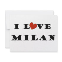 I Love Milan invitations by iloveimiss I Love Milan invitations