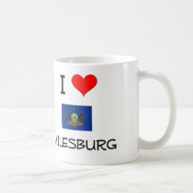 I Love Milesburg Pennsylvania Coffee Mugs