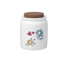 I love milk and cookies! candy jars