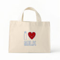 I Love Milk Bag by tshirtdujour I Love Milk Bag