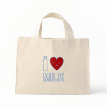 I Love Milk Bag by tshirtdujour I Love Milk Bag