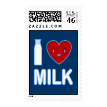 I Love Milk Postage