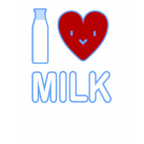 I Love Milk T-Shirt by tshirtdujour I Love Milk T-Shirt