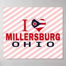 I love Millersburg, Ohio Print