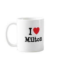 I love Milton heart custom personalized mugs by funnycustomtshirts I love Milton heart custom personalized mugs