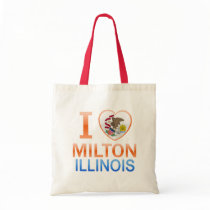 I Love Milton, IL Tote Bag