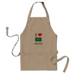 I Love Milton Washington aprons