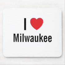 I love Milwaukee mousepads by funnycustomtshirts I love Milwaukee mousepads
