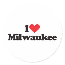 I Love Milwaukee stickers by visualnewbie I Love Milwaukee stickers