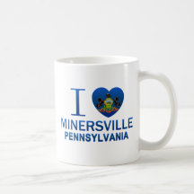 I Love Minersville, PA Mug