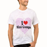 I Love Mini Compas t-shirts