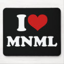 I Love Minimal mousepads