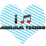 I Love Minimal Techno Photo Cut Outs