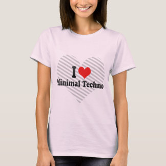 i love techno tshirt