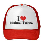 I Love Minimal Techno Trucker Hat