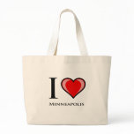 I Love Minneapolis Tote Bags