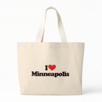 I Love Minneapolis Canvas Bag