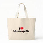 I Love Minneapolis Canvas Bag