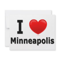 I Love Minneapolis invitations by LakesnWoods I Love Minneapolis invitations