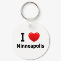 I Love Minneapolis keychains by LakesnWoods I Love Minneapolis keychains
