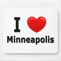 I Love Minneapolis mousepads by LakesnWoods I Love Minneapolis mousepads