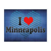 I Love Minneapolis, United States Post Card