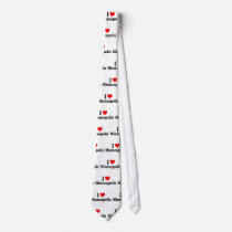 I Love Minneapolis, United States Custom Ties