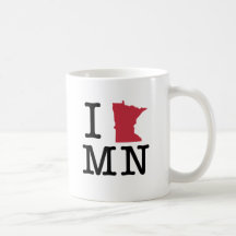 I Love Minnesota Mugs