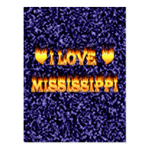 I love mississippi fire and flames post cards