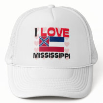 I Love Mississippi hats