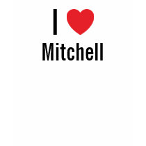 I love Mitchell t-shirts by funnycustomtshirts I love Mitchell t-shirts