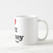 I Love Mitt Romney for President Coffee Mugs